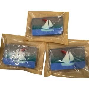 Toy Boat Soaps - set of 3 (total weight 11.2oz)